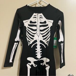 Tipsy Elves Women's Skeleton Bodysuit Costume Size Small (Brand New)